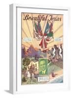 Sheet Music for Beautiful Texas-null-Framed Art Print