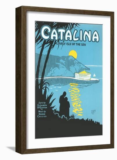 Sheet Music for Catalina-null-Framed Art Print