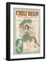 Sheet Music for Chili Bean, Hula Girl-null-Framed Art Print