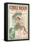 Sheet Music for Chili Bean, Hula Girl-null-Framed Stretched Canvas