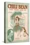 Sheet Music for Chili Bean, Hula Girl-null-Stretched Canvas