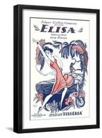 Sheet Music for Elisa-null-Framed Art Print