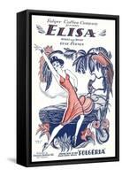 Sheet Music for Elisa-null-Framed Stretched Canvas