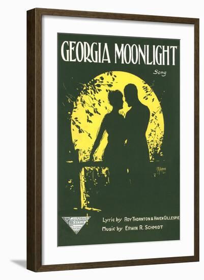 Sheet Music for Georgia Moonlight-null-Framed Art Print