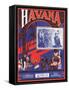 Sheet Music for Havana Musical-null-Framed Stretched Canvas