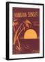 Sheet Music for Hawaiian Sunset-null-Framed Art Print
