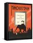 Sheet Music for Hindustan-null-Framed Stretched Canvas