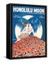 Sheet Music for Honolulu Moon-null-Framed Stretched Canvas