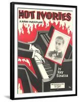 Sheet Music for Hot Ivories-null-Framed Art Print