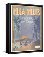 Sheet Music for Hula Blues-null-Framed Stretched Canvas