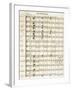 Sheet Music for Idomeneo-null-Framed Giclee Print