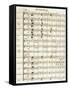 Sheet Music for Idomeneo-null-Framed Stretched Canvas