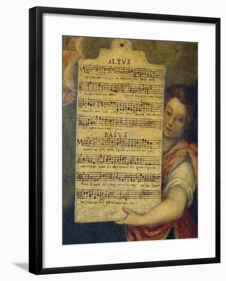 Sheet Music for Magnificat for 4 Voices-null-Framed Giclee Print
