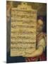 Sheet Music for Magnificat for 4 Voices-null-Mounted Giclee Print