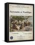 Sheet Music for Neapolitan Song Serenata a Posillipo-null-Framed Stretched Canvas