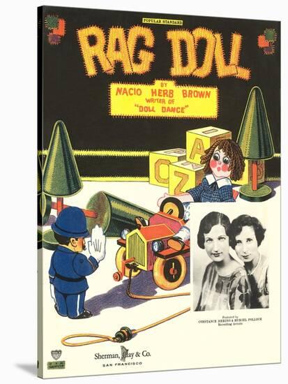 Sheet Music for Rag Doll-null-Stretched Canvas