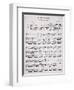 Sheet Music for Venetian, Barcarolle for Soprano, Composed by Marietta Brambilla-null-Framed Giclee Print