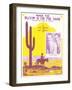 Sheet Music for Western Song-null-Framed Art Print