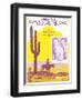 Sheet Music for Western Song-null-Framed Art Print