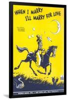 Sheet Music for When I Marry-null-Framed Premium Giclee Print