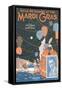 Sheet Music for While We Danced at the Mardi Gras-null-Framed Stretched Canvas