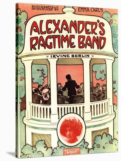 Sheet Music Jazz Irvin Berlin Alexanders Ragtime Band, USA, 1920-null-Stretched Canvas