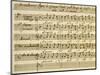 Sheet Music of Accademia D'Amore-null-Mounted Giclee Print