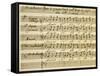 Sheet Music of Accademia D'Amore-null-Framed Stretched Canvas