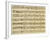 Sheet Music of Accademia D'Amore-null-Framed Giclee Print