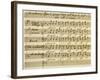 Sheet Music of Accademia D'Amore-null-Framed Giclee Print