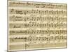 Sheet Music of Accademia D'Amore-null-Mounted Giclee Print