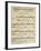 Sheet Music of Adriana Lecouvreur, Opera by Francesco Cilea-null-Framed Giclee Print