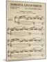 Sheet Music of Adriana Lecouvreur, Opera by Francesco Cilea-null-Mounted Giclee Print