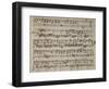 Sheet Music of Andromaca, 1730-Benedetto Marcello-Framed Giclee Print