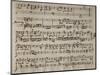 Sheet Music of Andromaca, 1730-Benedetto Marcello-Mounted Giclee Print