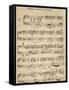 Sheet Music of Cavalleria Rusticana-null-Framed Stretched Canvas