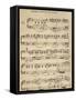 Sheet Music of Cavalleria Rusticana-null-Framed Stretched Canvas