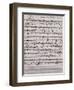 Sheet Music of Concerto Primo-Francesco Geminiani-Framed Giclee Print