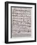 Sheet Music of Concerto Primo-Francesco Geminiani-Framed Giclee Print