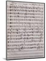 Sheet Music of Concerto Primo-Francesco Geminiani-Mounted Giclee Print