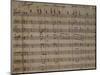 Sheet Music of Gina, 1889-null-Mounted Giclee Print