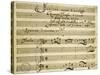 Sheet Music of Il Barcheggio, Symphony-Alessandro Stradella-Stretched Canvas