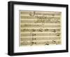 Sheet Music of Il Barcheggio, Symphony-Alessandro Stradella-Framed Giclee Print