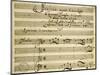 Sheet Music of Il Barcheggio, Symphony-Alessandro Stradella-Mounted Giclee Print