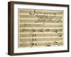 Sheet Music of Il Barcheggio, Symphony-Alessandro Stradella-Framed Giclee Print