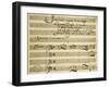 Sheet Music of Il Barcheggio, Symphony-Alessandro Stradella-Framed Giclee Print