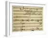 Sheet Music of Il Barcheggio, Symphony-Alessandro Stradella-Framed Giclee Print