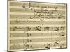 Sheet Music of Il Barcheggio, Symphony-Alessandro Stradella-Mounted Giclee Print