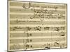 Sheet Music of Il Barcheggio, Symphony-Alessandro Stradella-Mounted Premium Giclee Print