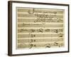 Sheet Music of Il Barcheggio, Symphony-Alessandro Stradella-Framed Giclee Print